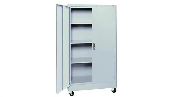 46in W x 24in D x 78in H Mobile Storage Cabinet