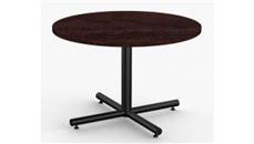 Cafeteria Tables Special T 42in Breakroom and Hospitality Round Table, X-Base