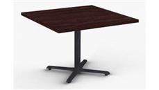 Cafeteria Tables Special T 42in x 42in Breakroom and Hospitality Table, X-Base