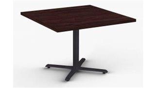 Cafeteria Tables Special T 42" x 42" Breakroom and Hospitality Table, X-Base