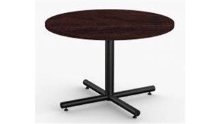 Cafeteria Tables Special T 42in Breakroom and Hospitality Round Table, X-Base