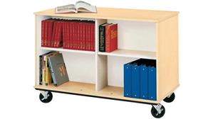 Storage Cabinets Stevens Industries 36" Double Sided Book Cart