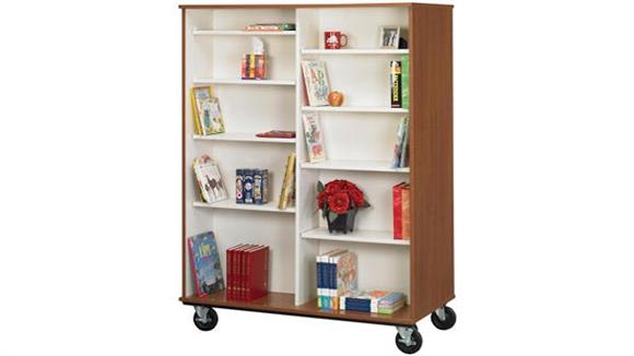 Storage Cabinets Stevens Industries 66" Double Sided Book Cart