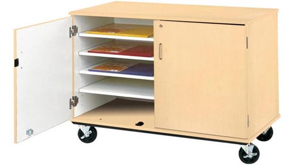 Storage Cabinets Stevens Industries 36" Tall Paper Storage with Lock