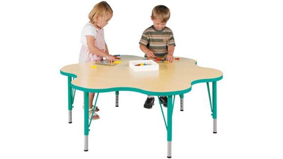 Activity Tables Stevens Industries Six Student Adjustable Height My Place Activity Table
