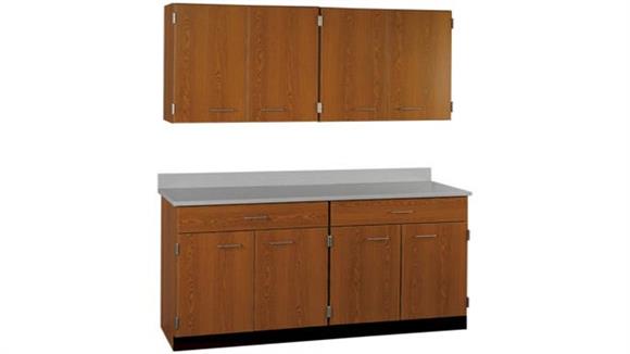 Storage Cabinets Stevens Industries 60in Wide Locking Double Cabinet Suite