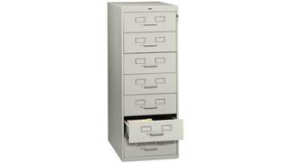 File Cabinets Vertical Tennsco 7 Drawer Card File
