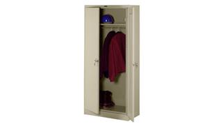 Storage Cabinets Tennsco 78in H x 18in D Deluxe Wardrobe Cabinet