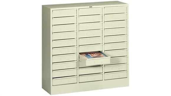 Magazine & Literature Storage Tennsco 30 Drawer Letter Size Organizer