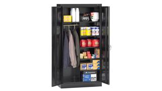 Storage Cabinets Tennsco 72in H x 24in D Standard Combination Cabinet