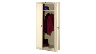 Storage Cabinets Tennsco 78in H x 24in D Deluxe Wardrobe Cabinet