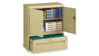 Storage Cabinets Tennsco 42"H Storage Cabinet with File Drawer 