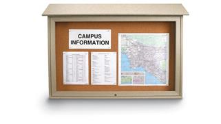 Bulletin & Display Boards United Visual 52in x 40in Top Hinged Message Center