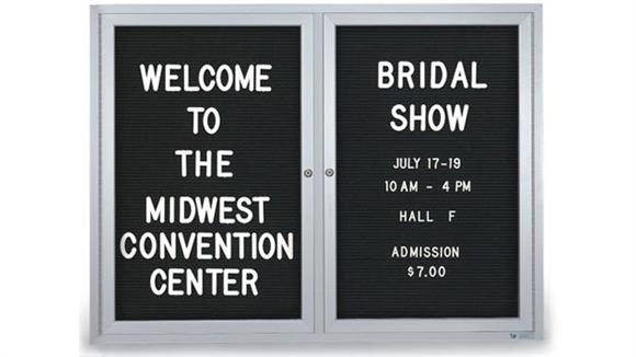 42in x 32in Outdoor Enclosed Letterboard