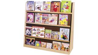 Book & Library Carts Wood Designs Jumbo Double-Sided Book Display