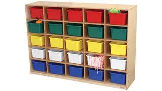 Storage Cubes & Cubbies Wood Designs 25 Tray Cubby Storage Cabinet