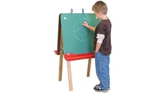 Activity & Play Wood Designs Tot-Size Double Chalkboard Easel