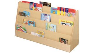 Bookcases Wood Designs X-Tra Wide Double-Sided Book Display