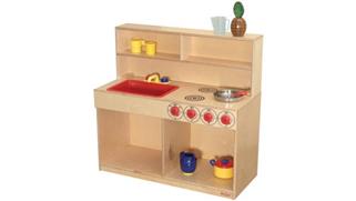 Activity & Play Wood Designs Tot-Size Multi-Kitchen Center
