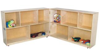 Storage Cubes & Cubbies Wood Designs 30inH Folding Storage Unit