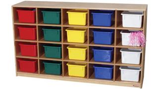Storage Cubes & Cubbies Wood Designs 20 Tray Cubby Storage Cabinet