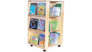 Book & Library Carts Wood Designs Library & Display Center