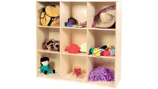 Storage Cabinets Wood Designs Deep 9-Cubby Storage