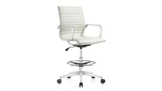 Office Chairs Woodstock Leather Swivel Stool