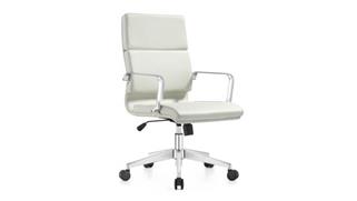 Office Chairs Woodstock Mid Back Leather Swivel Chair