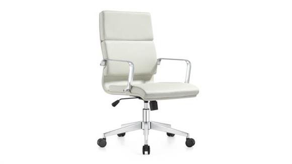 Office Chairs Woodstock Mid Back Leather Swivel Chair