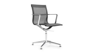 Side & Guest Chairs Woodstock Side Swivel Chair with Glides