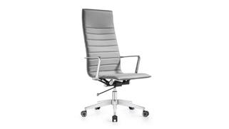 Office Chairs Woodstock High Back Leather Swivel Chair