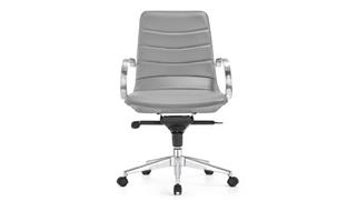 Office Chairs Woodstock Mid Back Leather Knee Tilt Chair