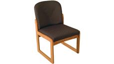 Side & Guest Chairs Wooden Mallet Single Sled Base Armless Chair