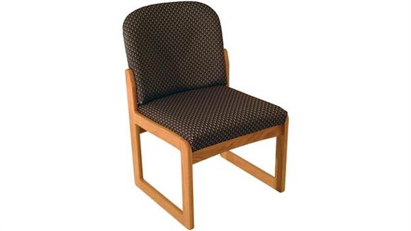 Single Sled Base Armless Chair