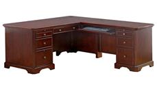 L Shaped Desks Wilshire Furniture 66in W Desk with 42in Return