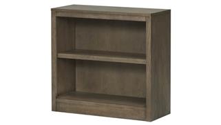 Bookcases Wilshire Furniture 32" W x 30"H Open Bookcase - Assembled