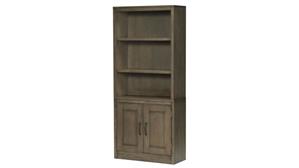 Bookcases Wilshire Furniture 32in W x 72in H Bookcase with Doors