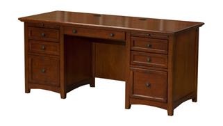 Executive Desks Wilshire Furniture 66in W Executive Desk