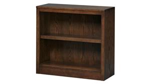 Bookcases Wilshire Furniture 32in W x 30in H Open Bookcase - Assembled