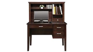 Computer Desks Wilshire Furniture 42" W Desk with Hutch