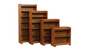 Bookcases Wilshire Furniture 32in W x 13in D x 72in H Open Bookcase