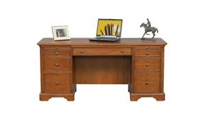 Executive Desks Wilshire Furniture 66in W x 27in D x 30in H  Flat Top Desk