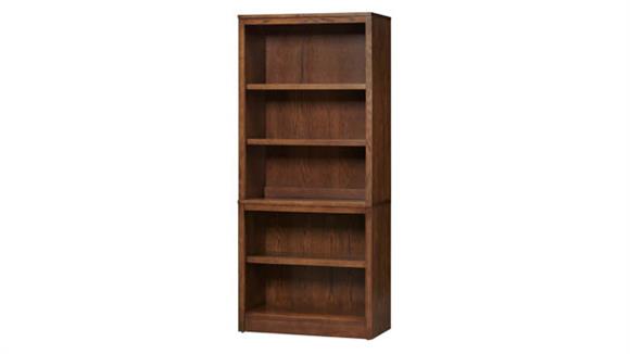 32in W x 72in H Open Bookcase with Hutch - (2 Pieces)