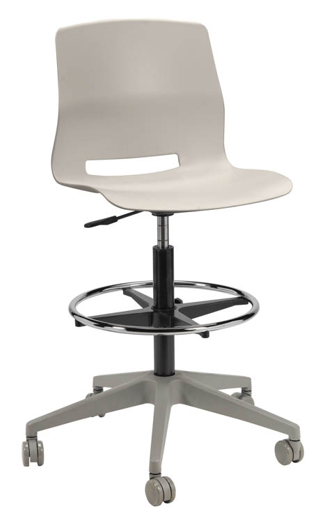 Rolling Office Drafting Stool by KFI Seating