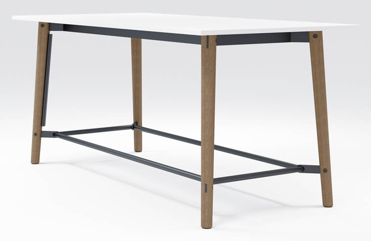 42in x 90in Rectangle Gathering Table by KFI Seating