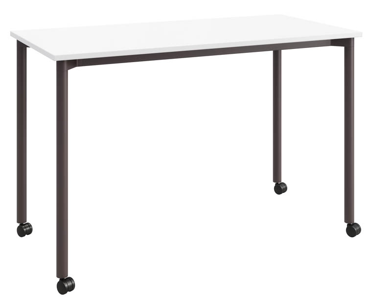 24in D x 48in W Office Desk with Casters by KFI Seating