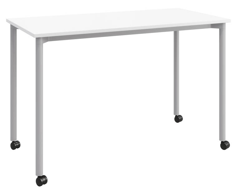 24in D x 48in W Office Desk with Casters by KFI Seating