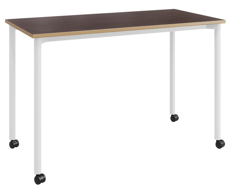 24in D x 48in W Office Desk with Casters by KFI Seating