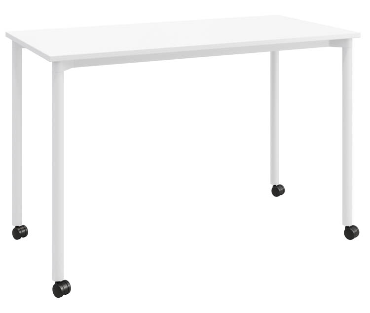 24in D x 48in W Office Desk with Casters by KFI Seating